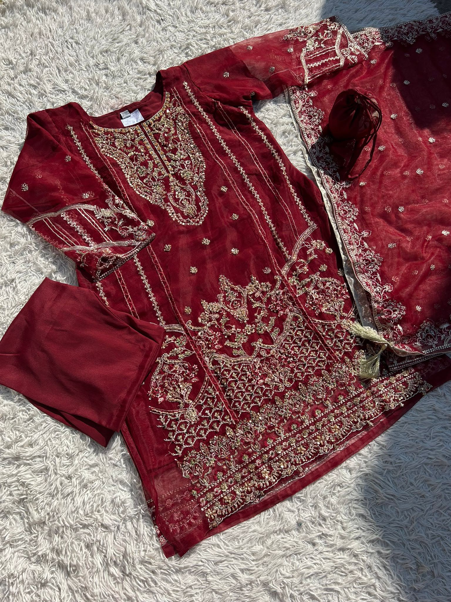 Ai-35 Organza Party Wear And Wedding Wear