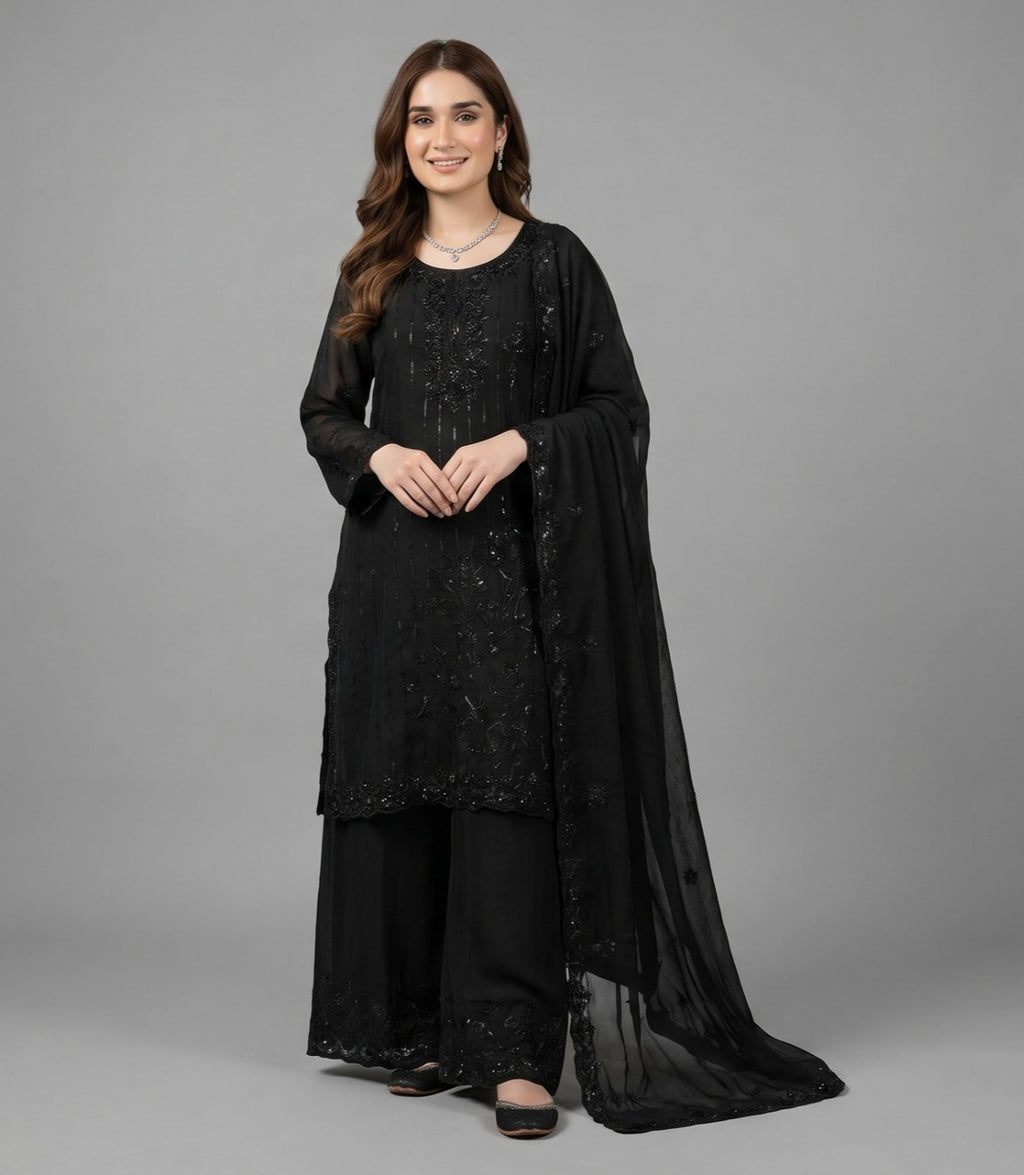 S-36 Chiffon Party Wear