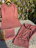 S-72 Farshi Shalwar Raw Silk