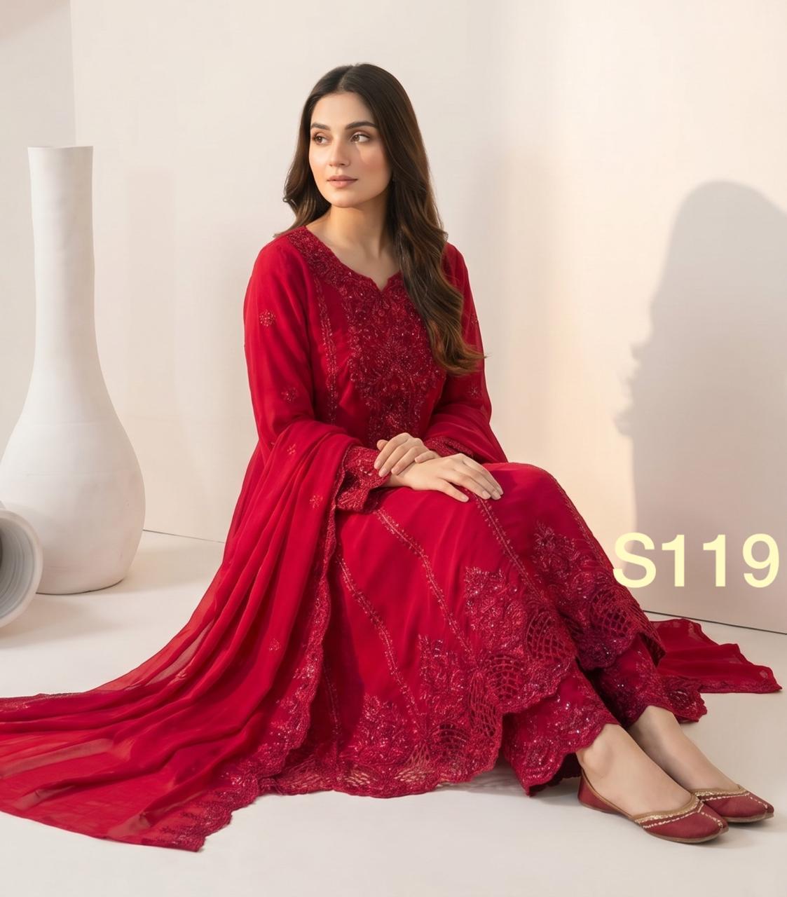 S-24 Chiffon Party Wear