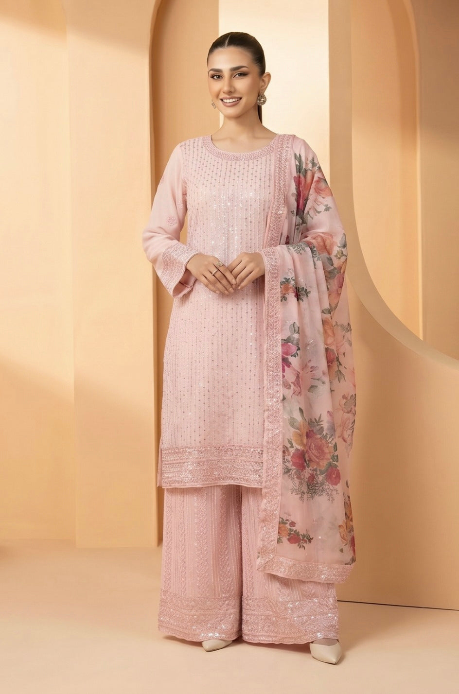 S-31 Chiffon Party Wear