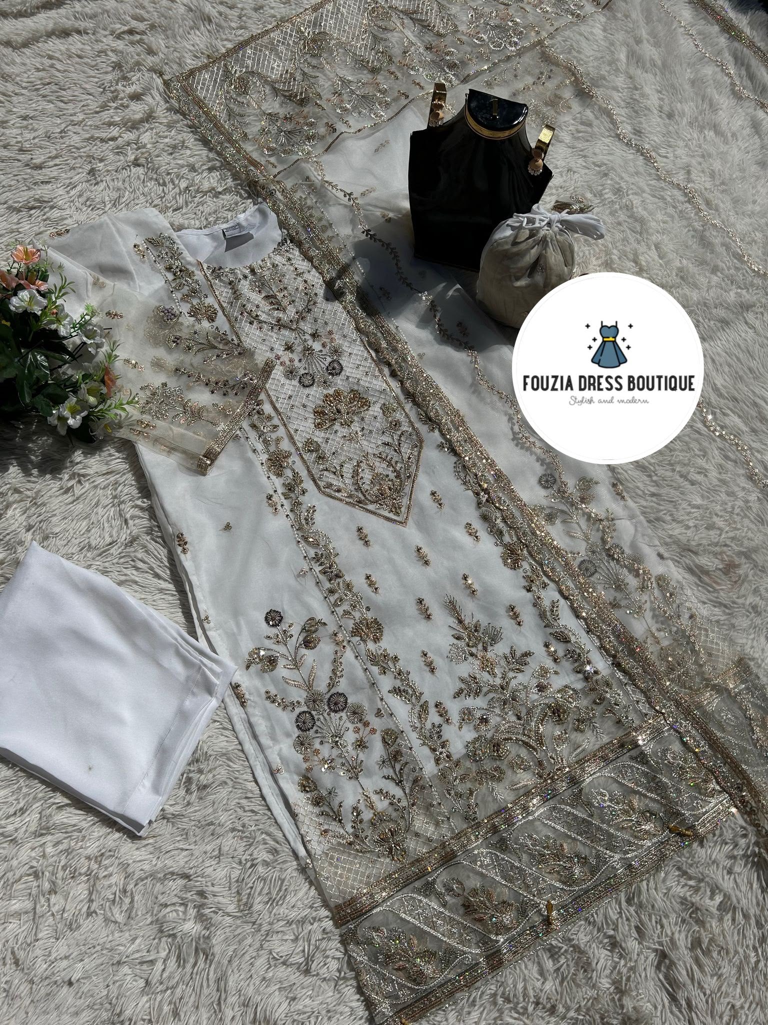 Ai-37 Organza Party Wear And Wedding Wear