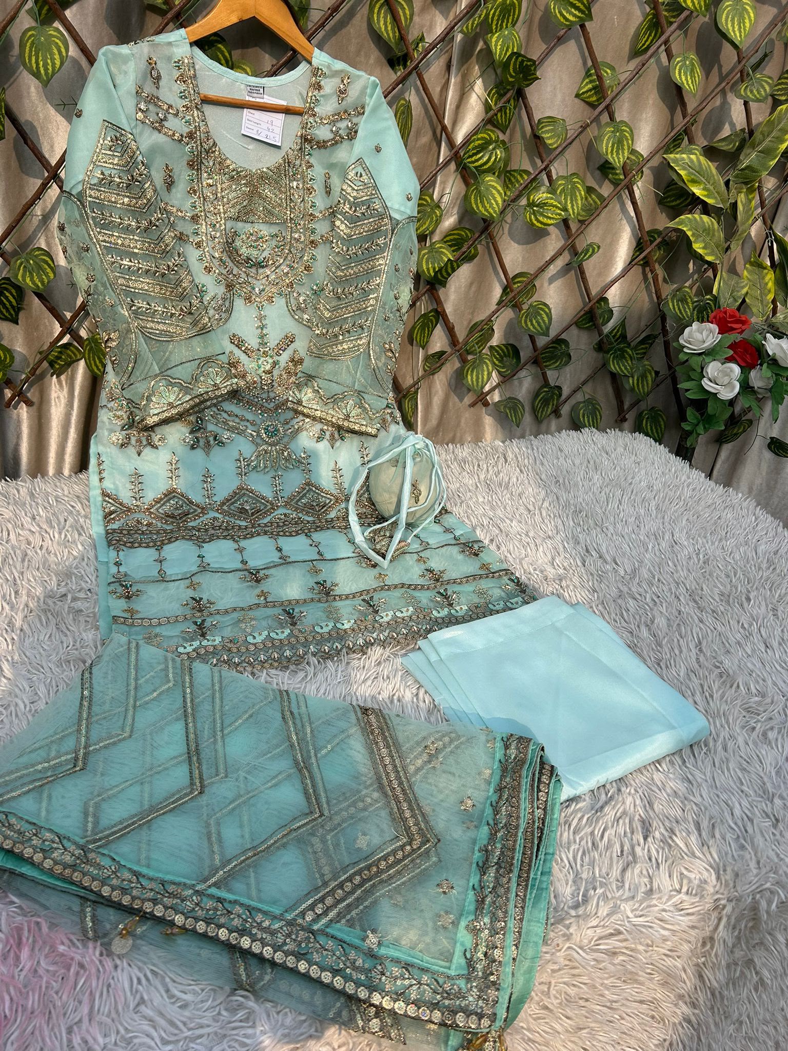 Ai-05 Organza Party Wear And Wedding Wear