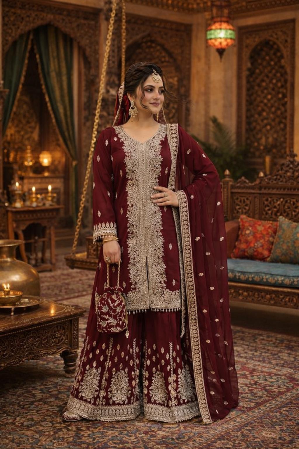 S-03 Chiffon Party Wear