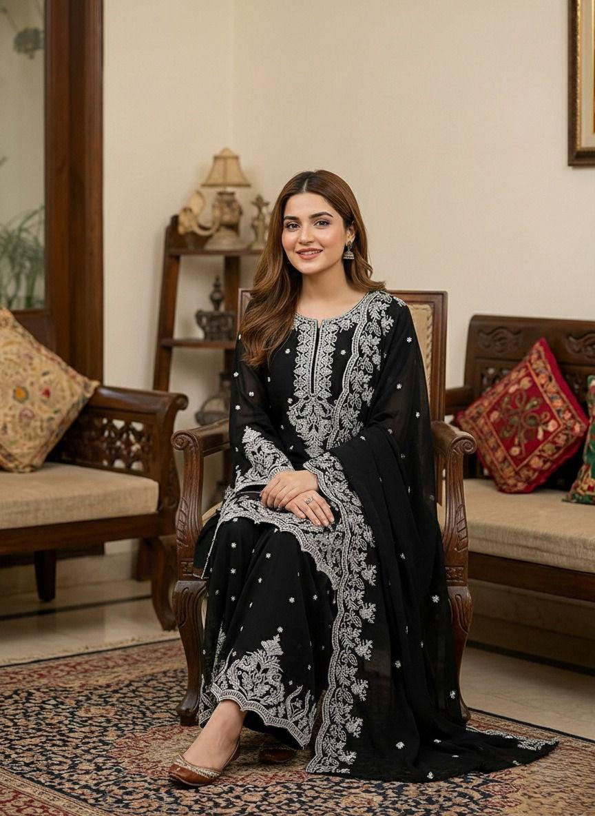 S-13 Chiffon Party Wear