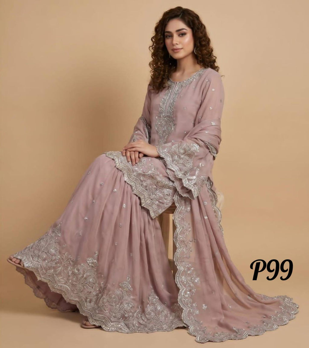 S-15 Chiffon Party Wear