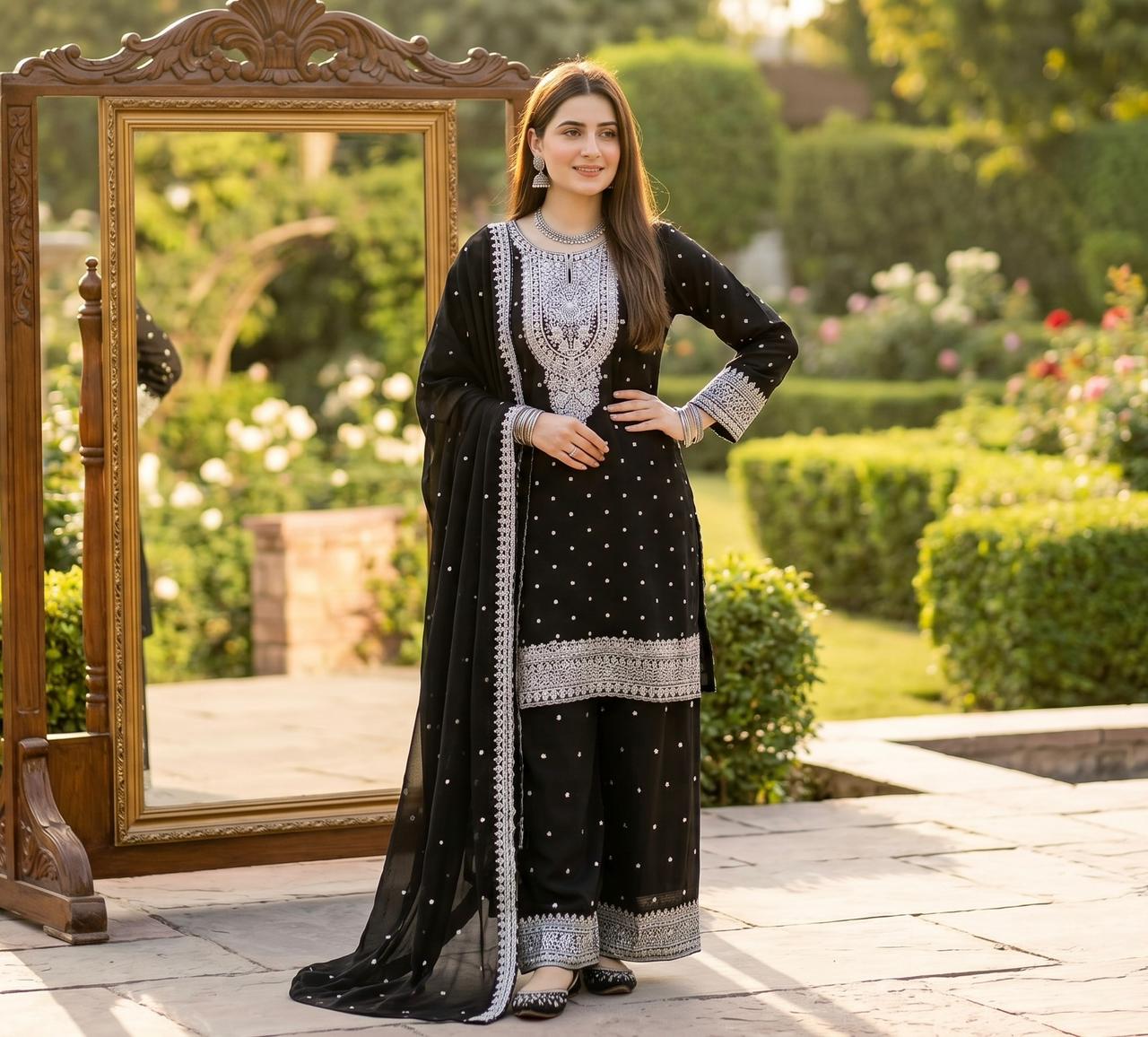 S-57 Chiffon Party Wear