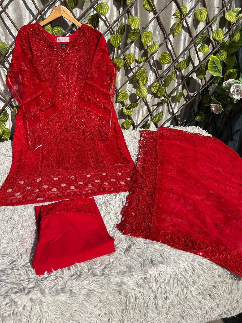 S-62 Net Party Wear