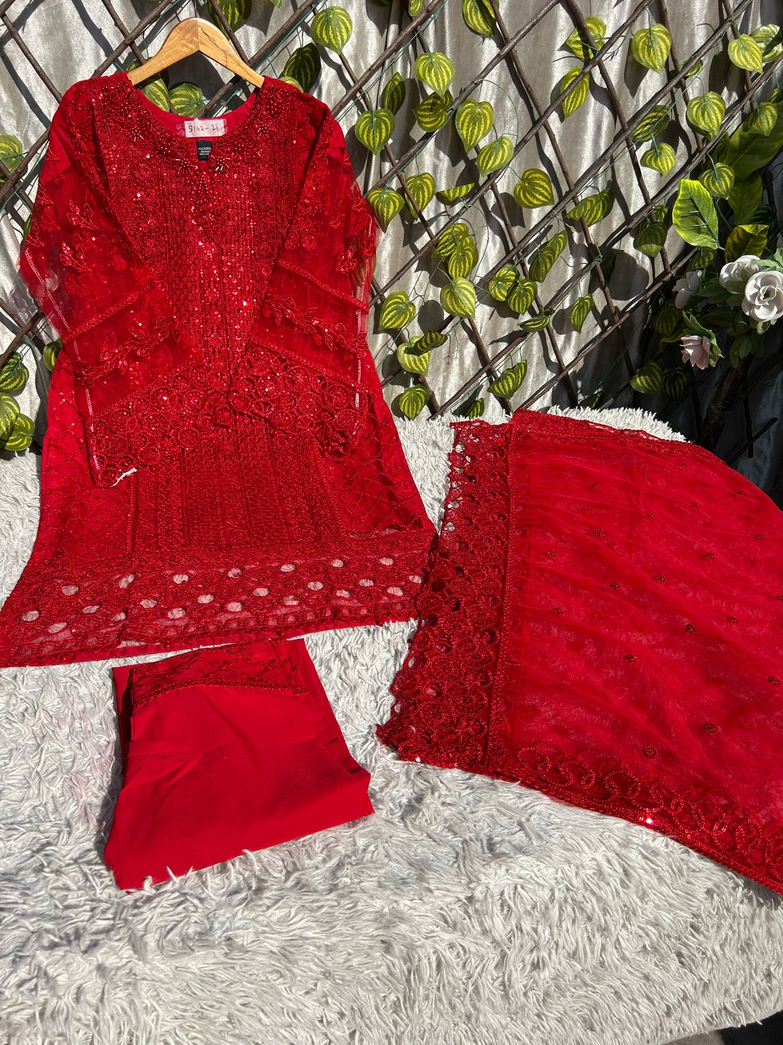 S-62 Net Party Wear