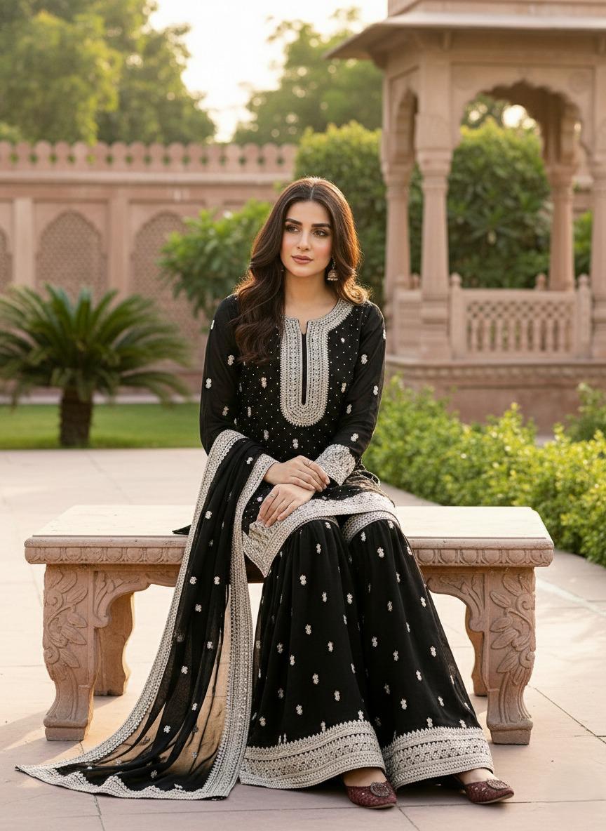 S-59 Chiffon Party Wear