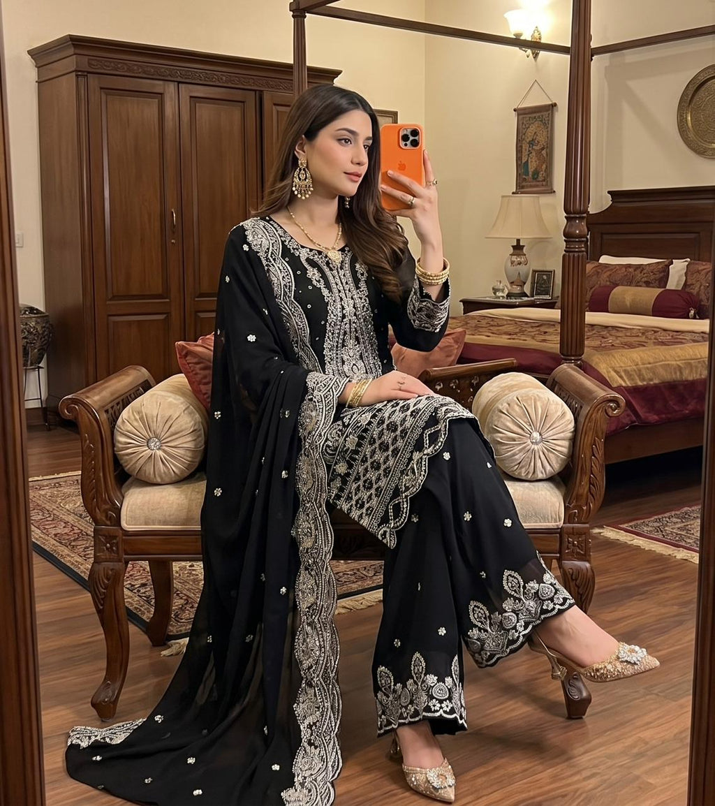 S-41 Chiffon Party Wear