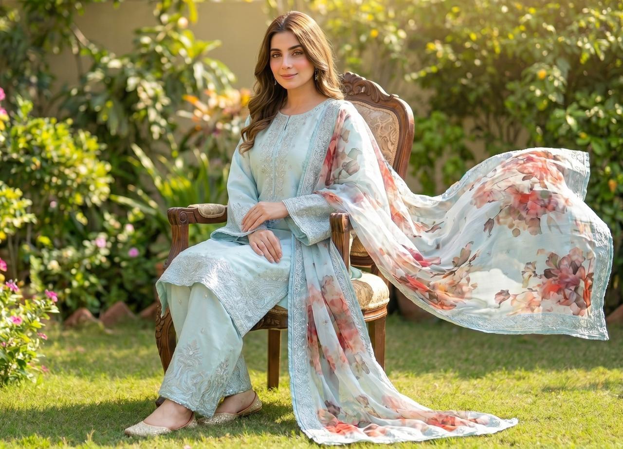 S-02 Chiffon Party Wear