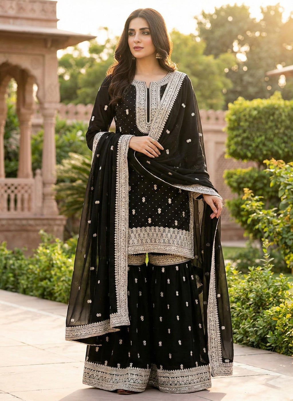 S-59 Chiffon Party Wear