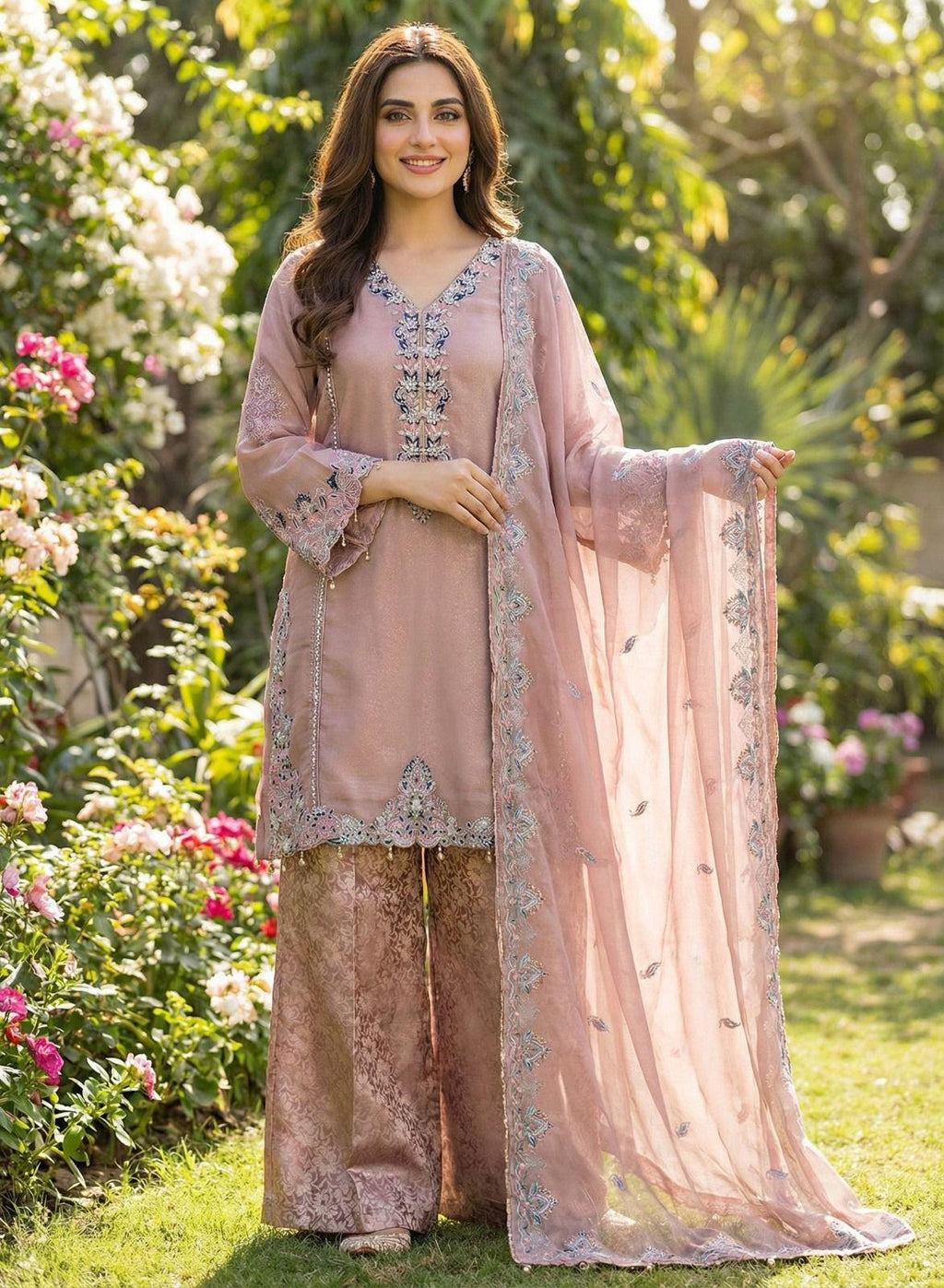 S-11 Chiffon Party Wear