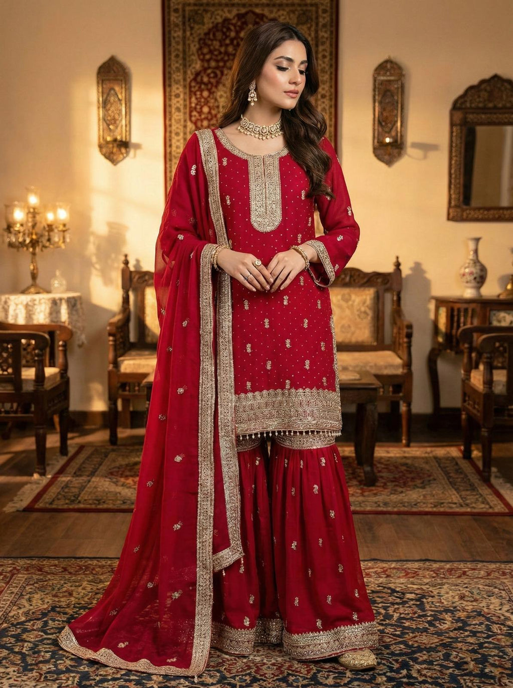 S-58 Chiffon Party Wear