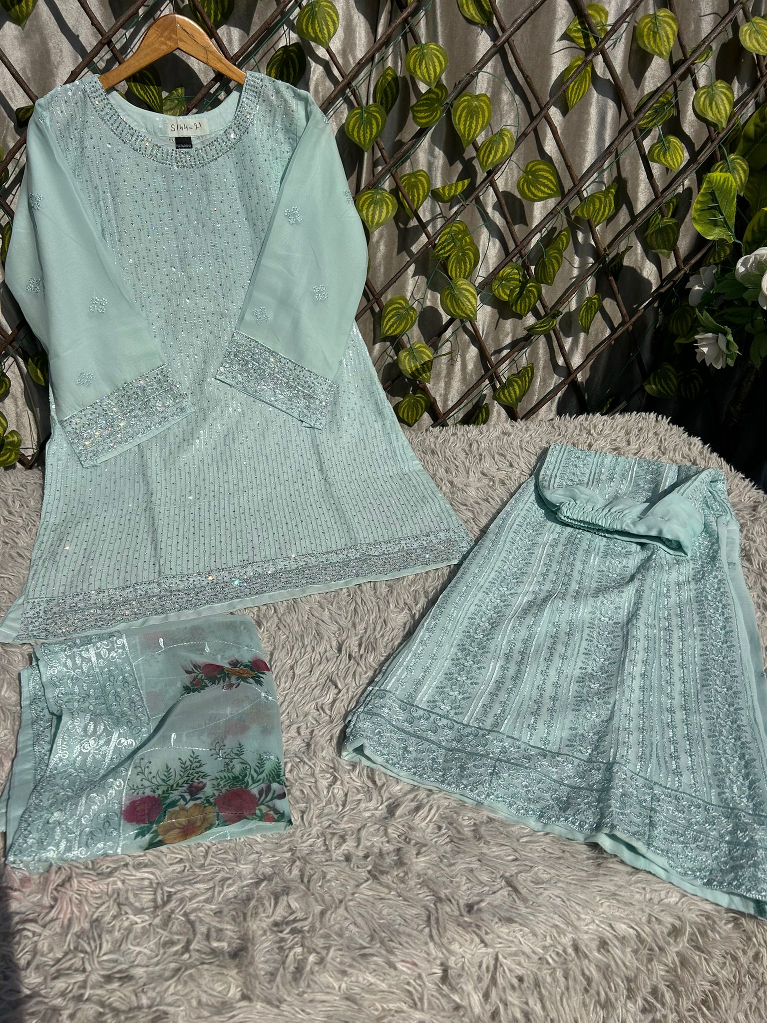 S-34 Chiffon Party Wear