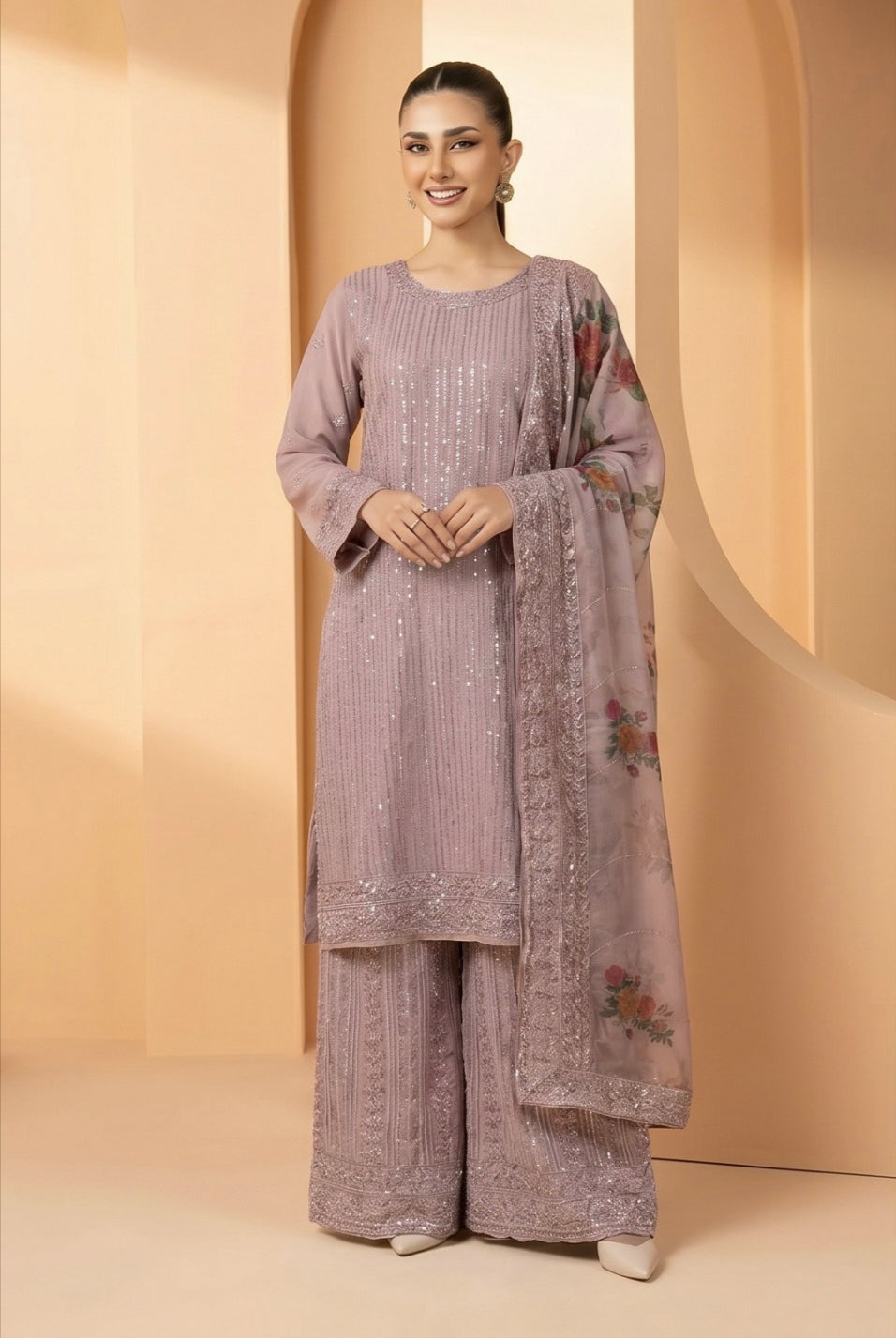 S-32 Chiffon Party Wear