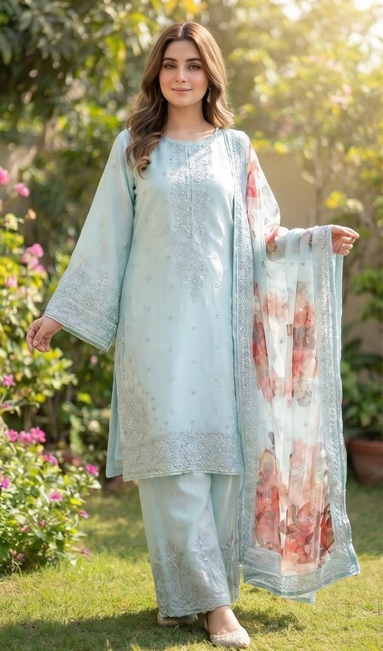 S-02 Chiffon Party Wear