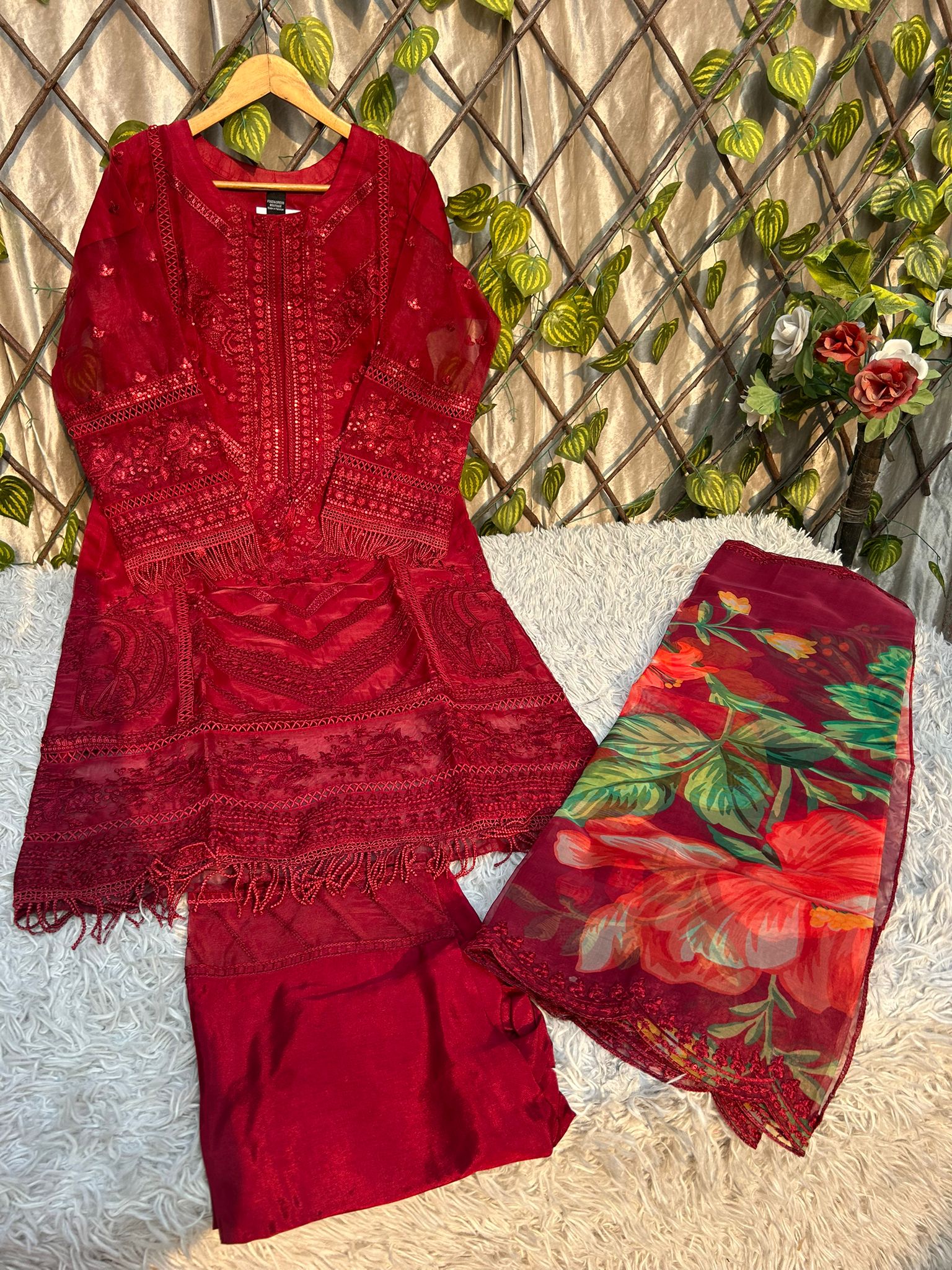SH-02 Organza Party Wear