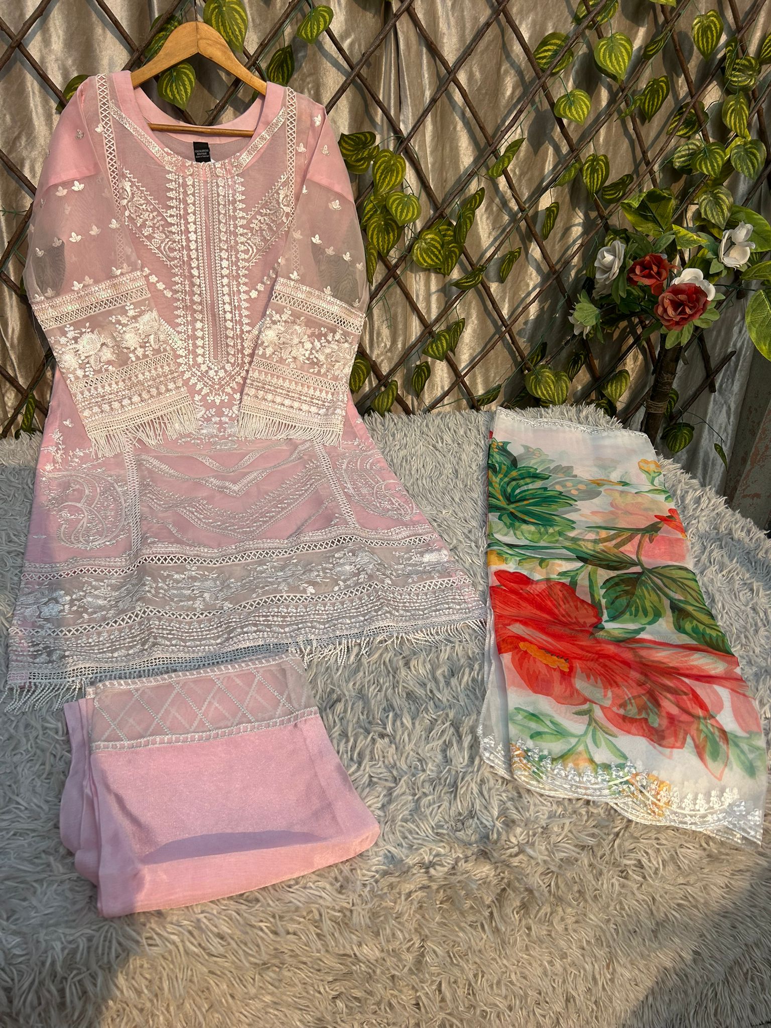 SH-03 Organza Party Wear