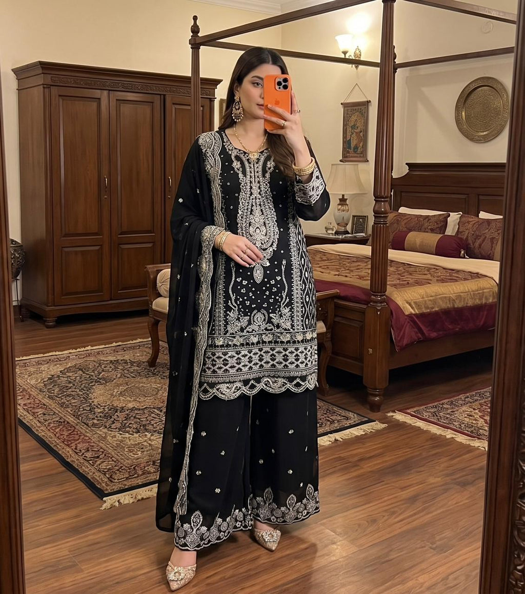 S-41 Chiffon Party Wear